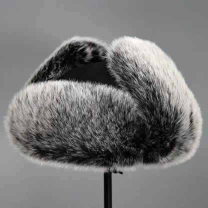 Faux Fur Trapper Hat with Ear Protectors - Image 11