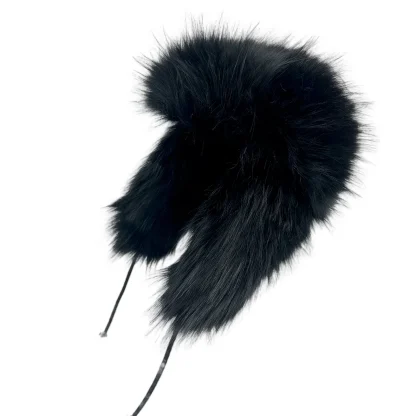 Aviator Hat with Fluffy Faux Fur - Image 8