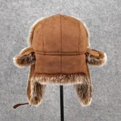 Faux Fur Trapper Hat with Ear Protectors - Image 3