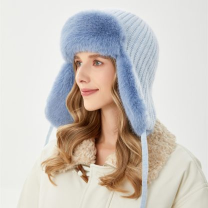 Knitted Trapper Hat for Winter - Image 12