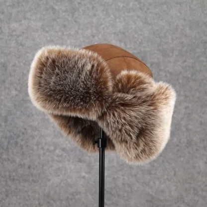 Faux Fur Trapper Hat with Ear Protectors - Image 7