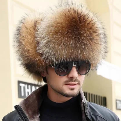 Faux Fur Trapper Hat with Ear Protectors - Image 13