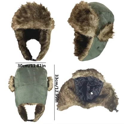 Warm Ushanka with Thicken Ear Flaps - Image 4