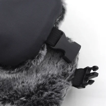 Unisex Ushanka with Buckled Ear Flaps - Image 6