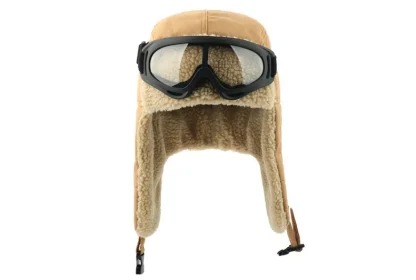 Windproof Warm Aviator Hat with Goggle - Image 9