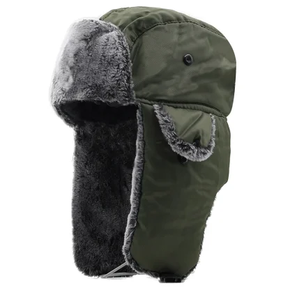 Unisex Ushanka with Buckled Ear Flaps