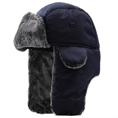 Unisex Ushanka with Buckled Ear Flaps - Image 4