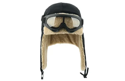 Windproof Warm Aviator Hat with Goggle - Image 7