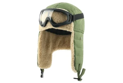 Windproof Warm Aviator Hat with Goggle - Image 10