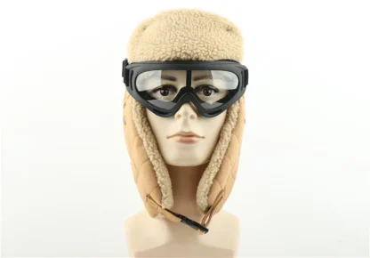 Windproof Warm Aviator Hat with Goggle - Image 15