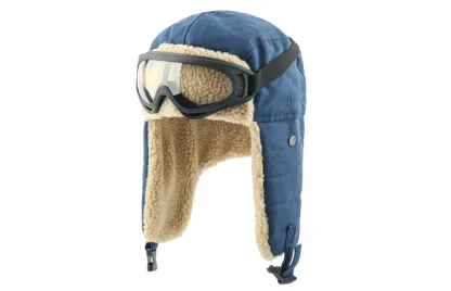 Windproof Warm Aviator Hat with Goggle - Image 12