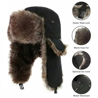 Unisex Warm Trapper Hat for Cold Weather - Image 5