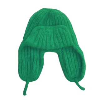 Casual Knitted Trapper Hat with Plain Color