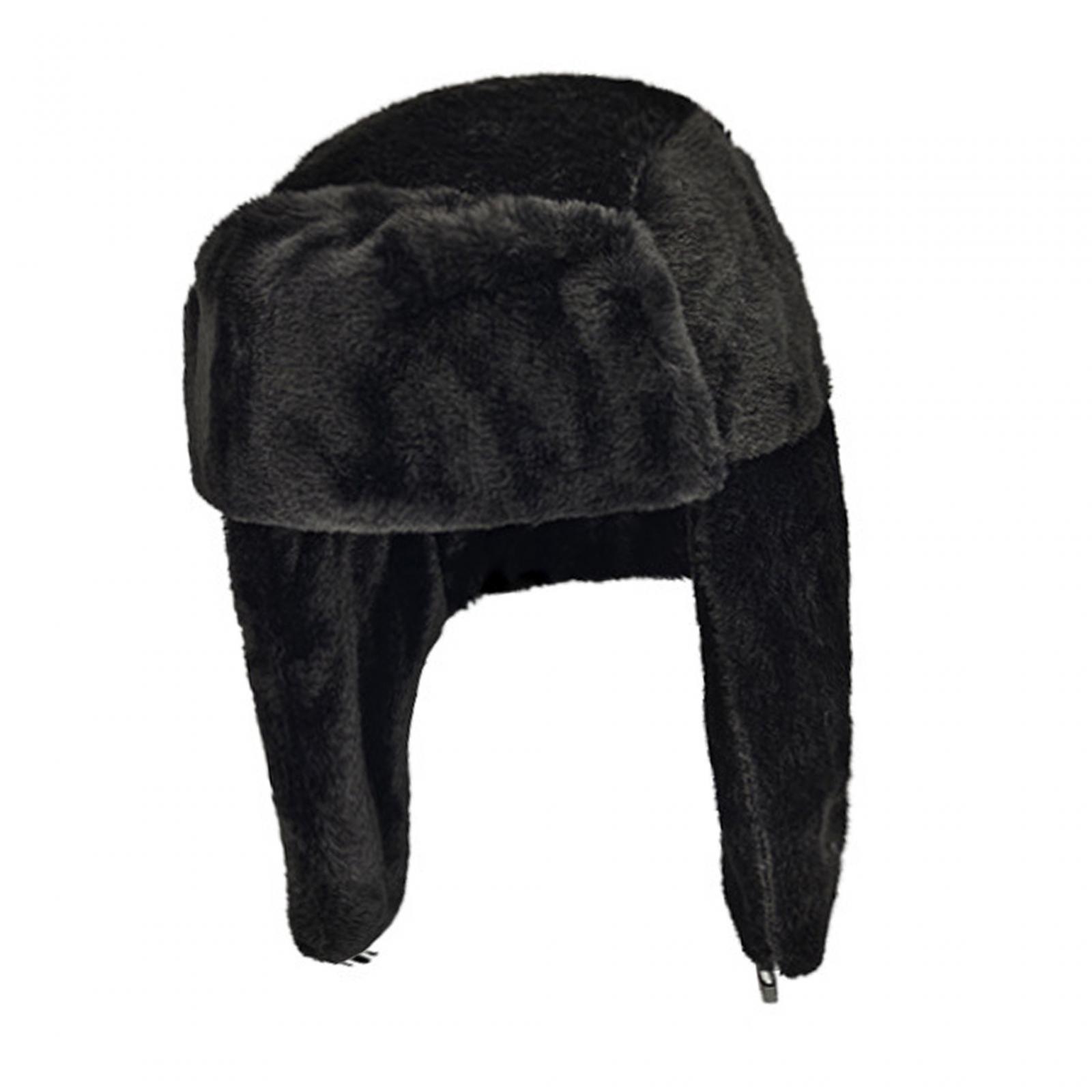 Winter Trapper Hats Ear Flaps Snow Plush Ski Thermal Hat Winter Warm Hat Bike Skating Keeping Warm Running Motorcycle