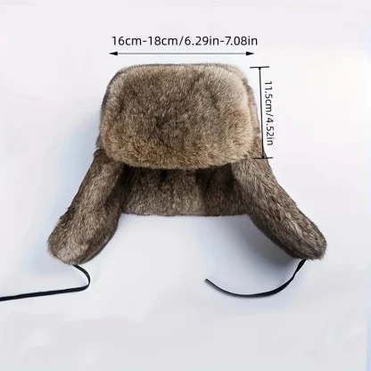 Thicken Ushanka with Adjustable Ear Flaps - Image 6