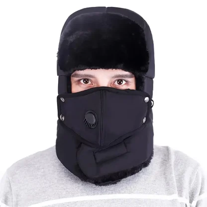 Cozy Trapper Hat with Mouth Cover - Image 8