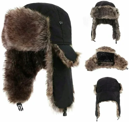 Unisex Warm Trapper Hat for Cold Weather - Image 3