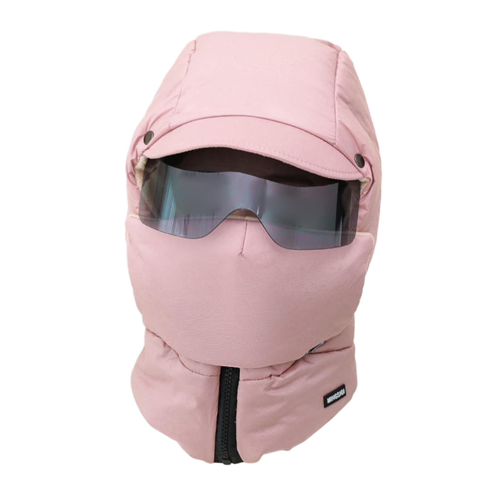 Trapper Hat Fashionable Thermal Neck Protection Windproof Mask Women Men Winter Hat for Motorcycle Outdoor Hiking Skiing Biking