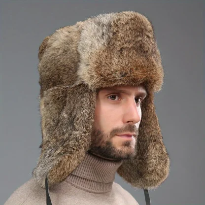 Thicken Ushanka with Adjustable Ear Flaps - Image 8