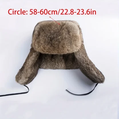 Thicken Ushanka with Adjustable Ear Flaps - Image 7