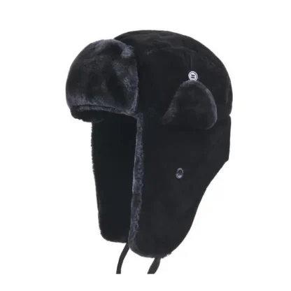 Thick Warm Trapper Hat with Lace-up