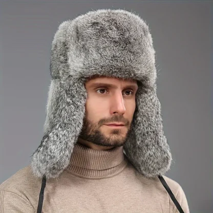 Thicken Ushanka with Adjustable Ear Flaps