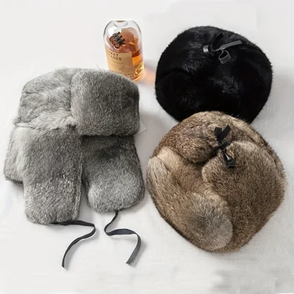 Thicken Ushanka with Adjustable Ear Flaps - Image 2